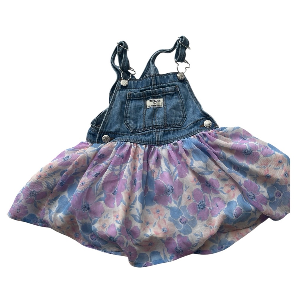 Oshgosh B’gosh Floral Denim Kids Dress
